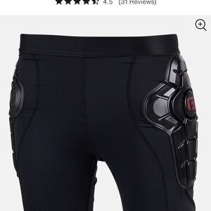 Burton Black Padded Snowboard Shorts